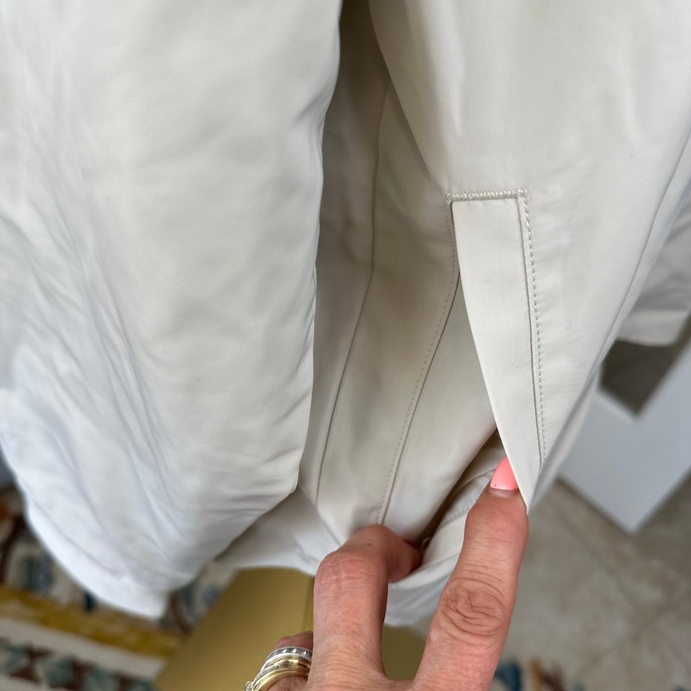 Alo Yoga NWT SZ XS Explorer Button Down Bone White Oversized Shacket W5114R - Picture 9 of 16